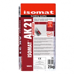 ISOMAT AK 21: Υψηλής ποιότηταςρητινούχα κόλλα πλακιδίωντεχνολογίας LOW DUST